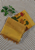 Pure Silk Lenin Jamdani Saree