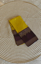 Semi Mysore Crepe Premium Neon with Brown SS-650