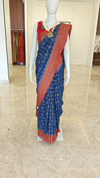 Blue Semi Georgette Saree 357