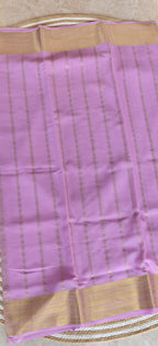 Pure Mysore Crepe Silk Saree PMS397-Baby Pink