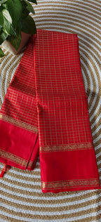 Pure Kanchipuram Silk Saree PKS754-RED