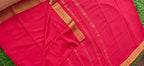Pure Mysore Crepe Silk Saree 120gsm RED PMS-387